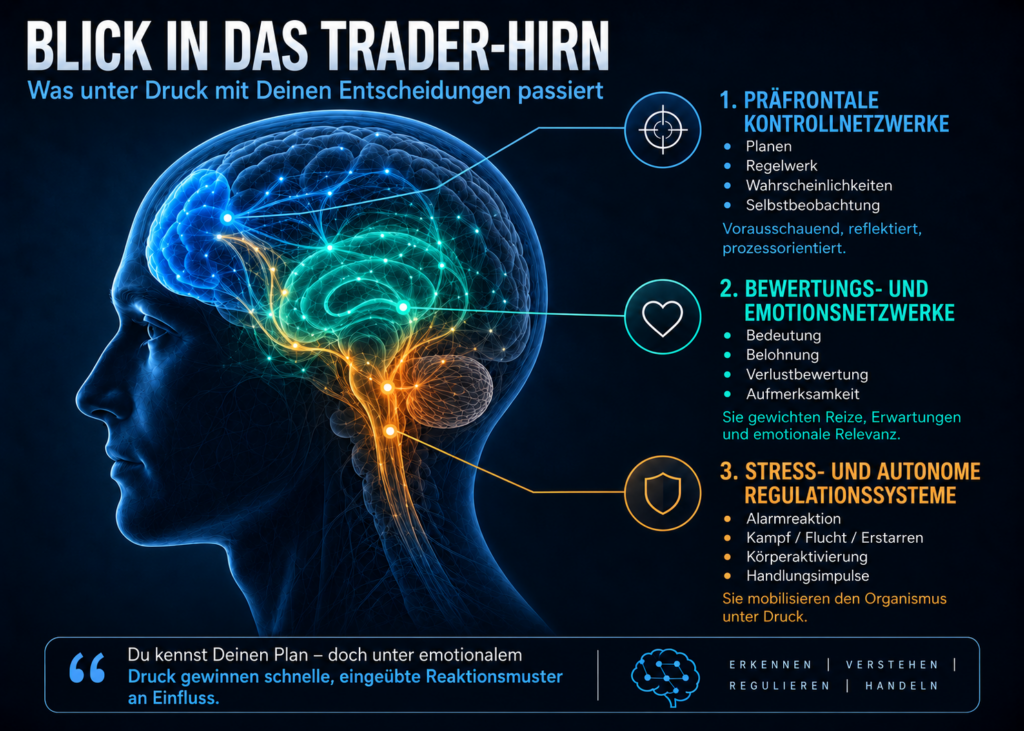 Trader-Hirn beim Trading – Zusammenspiel von Kontrollnetzwerken, Emotionsnetzwerken und Stressreaktionen